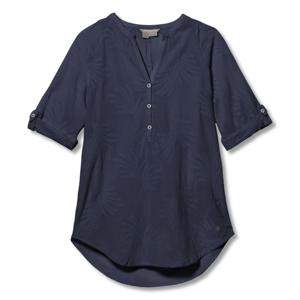 Royal Robbins Oasis Tunic II 3/4 Sleeve Shirt Dames Navy XS