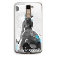 I will not feel a thing: LG K10 (2016) Transparant Hoesje