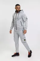 Zayne Milano - Marniga - Heren Joggingpak - Grijs - Ritszakken