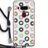 Donuts: HTC U12+ Transparant Hoesje met koord