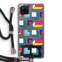 8-bit N°7: Samsung Galaxy A12 Transparant Hoesje met koord