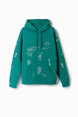 Sweatshirt - GREEN - M