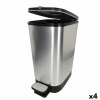 Vuilnisemmer Curver Grijs Plastic 25 L (4 Stuks)