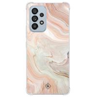 Samsung Galaxy A53 shockproof hoesje - Marmer waves