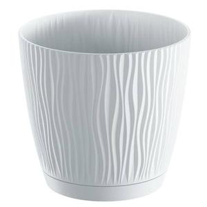 Prosperplast Plantenpot - kunststof - wit - D17 x H16 cm