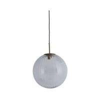 Light&living Hanglamp Ø40 cm MAGDALA glas licht grijs+goud