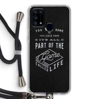Life: Samsung Galaxy M31 Transparant Hoesje met koord