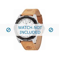 Timberland horlogeband 14248JSTB-04 Leder Bruin 24mm + bruin stiksel - thumbnail