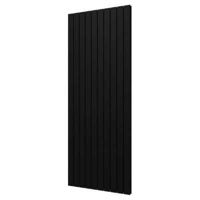 Plieger Designradiator Cavallino Retto Dubbel 2146 Watt Middenaansluiting 200x75,4 cm Zwart