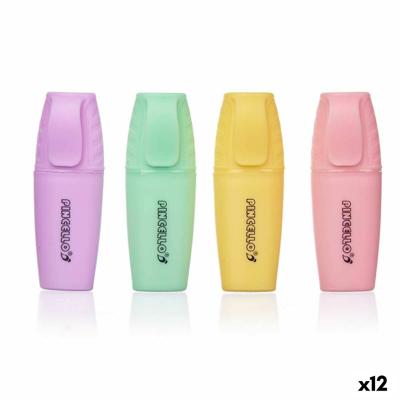 Fluorescerende Markeerstift Set Multicolour (12 Stuks)