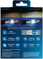 Philips Lamp set 12v h4 led g2 ultinon pro6000