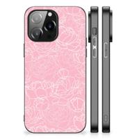 iPhone 14 Pro Max Bloemen Hoesje White Flowers