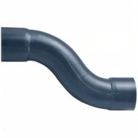 Europond S-bocht Handvorm 40mm - Duurzaam DRUK PVC, Weerbestendig, Eenvoudige Installatie