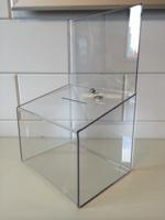 Visitekaartbox maxi met kaarthouder+slot