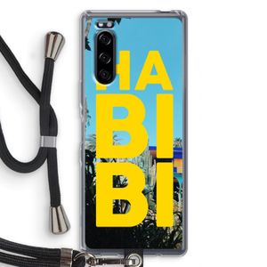 Habibi Majorelle : Sony Xperia 5 Transparant Hoesje met koord