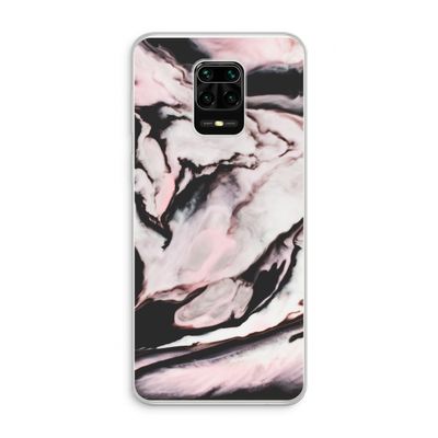 Roze stroom: Xiaomi Redmi Note 10 Lite Transparant Hoesje