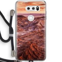 Mars: LG V30 Transparant Hoesje met koord