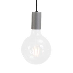 Masterlight Betongrijze pendel hanglamp Concepto met zwart 2237-00