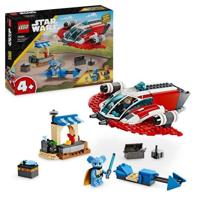LEGO Star Wars Il Falco di Fuoco Cremisi 75384, giocattolo costruibile con speeder bike e minifigure