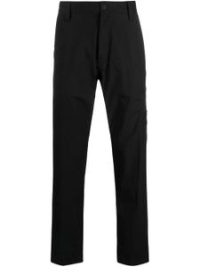 Calvin Klein Jeans pantalon droit à patch logo - Noir