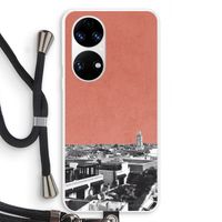 Marrakech Skyline : Huawei P50 Transparant Hoesje met koord