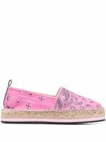 Kenzo espadrilles Bandana à plateforme - Rose