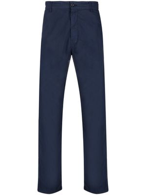 ASPESI pantalon chino en coton à coupe droite - Bleu