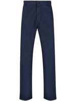 ASPESI pantalon chino en coton à coupe droite - Bleu