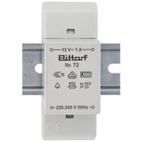 Beltrafo 12V 1A Din rail Bittdorf Nr72