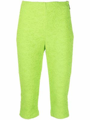 MSGM legging crop en maille - Vert