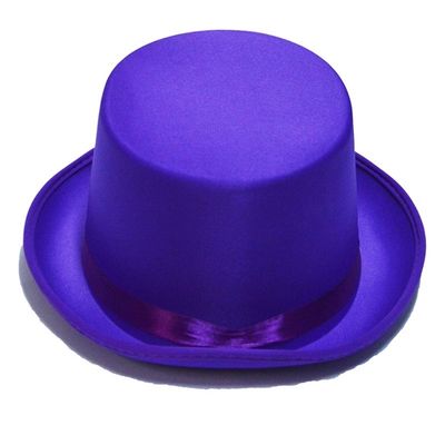 Rubie's Hoge Hoed Unisex Paars