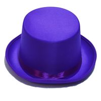 Rubie's Hoge Hoed Unisex Paars - thumbnail