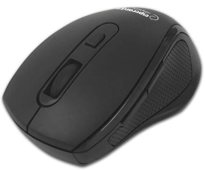 Esperanza EM128K Draadloze Bluetooth 6D muis, zwart