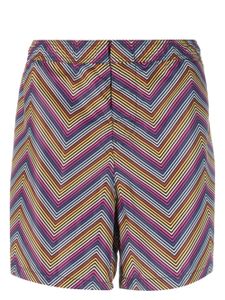 Missoni short de bain à motif zig-zag - Bleu