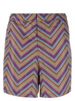 Missoni Zigzag-print swim shorts - Bleu