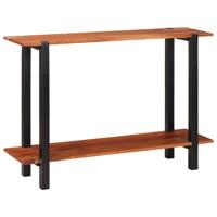 Wandtafel met plank Bruin 110 x 30 x 75 cm Massief acaciahout
