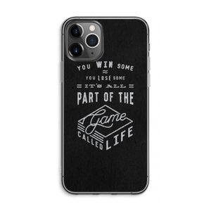 Life: iPhone 11 Pro Max Transparant Hoesje