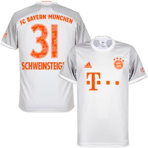 Bayern München Shirt Uit 2020-2021 + Schweinsteiger 31 (Danke Basti) - S