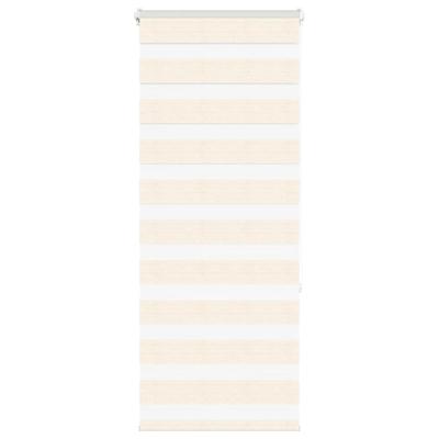 VidaXL Zebra rolgordijn 65x150 cm stofbreedte 60,9 cm marmerbeige