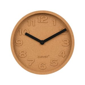 Zuiver Wandklok 'Cork' Kurk, 31cm