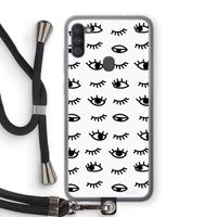 Eye pattern #2: Samsung Galaxy A11 Transparant Hoesje met koord Eye pattern #2: Samsung Galaxy A11 Transparant Hoesje met koord