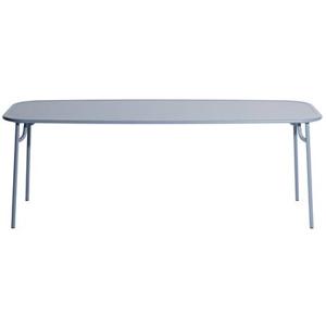 Petite Friture Week-end tuintafel 220x85 Pigeon Blue