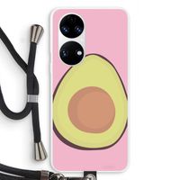 Avocado: Huawei P50 Transparant Hoesje met koord