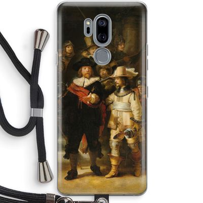 De Nachtwacht: LG G7 Thinq Transparant Hoesje met koord