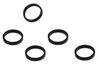 Eltin Balhoofd spacer 1" - 5 mm 5 e. - Zwart Eltin Balhoofd spacer 1" - 5 mm 5 e. - Zwart