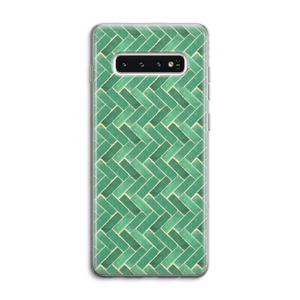Moroccan tiles 2: Samsung Galaxy S10 4G Transparant Hoesje