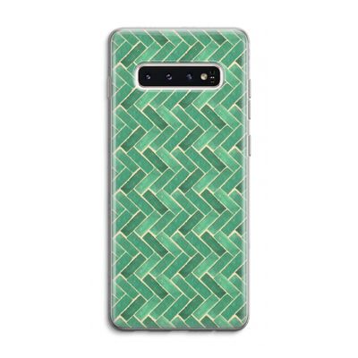 Moroccan tiles 2: Samsung Galaxy S10 4G Transparant Hoesje