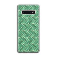 Moroccan tiles 2: Samsung Galaxy S10 4G Transparant Hoesje