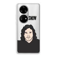 Let It Snow: Huawei P50 Pro Transparant Hoesje