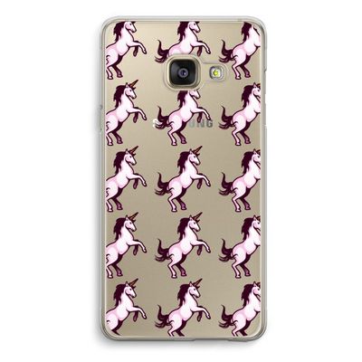 Musketon Unicorn: Samsung A3 (2017) Transparant Hoesje
